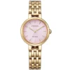 Citizen | L Silhouette Rose Gold Pink Dial Watch | EM0993-82X