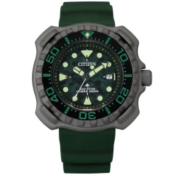 CITIZEN – Promaster Diver Super Titanium Green Strap Watch BN0228-06W