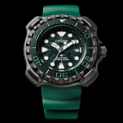 CITIZEN – Promaster Diver Super Titanium Green Strap Watch BN0228-06W
