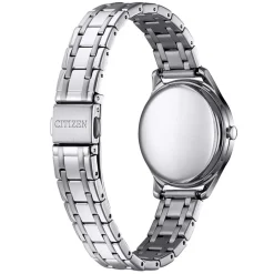 Citizen | Silver Patterned Dial Bracelet Watch | EM0500-73A