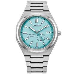 Citizen | Zenshin Automatic Super Titanium Light Blue Dial | NJ0180-80M