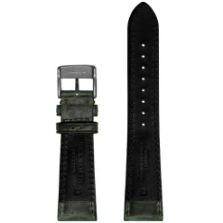 DUCKWORTH PRESTEX – Dark Green Horween Leather Watch Strap 22mm DPDGL22