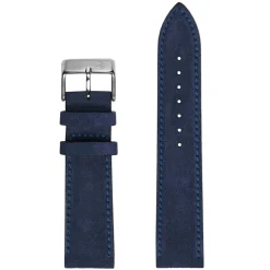 DUCKWORTH PRESTEX – Oceania Blue Suede Italian Leather Watch Strap 20mm DPOBS20