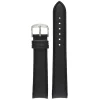Dunn | Black Leather Strap with Curved Ends | WCV100