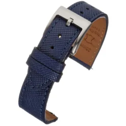 Eleganza | Blue Saffiano Leather Strap | WV403