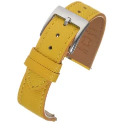 Eleganza | Yellow Saffiano Leather Strap | WV401