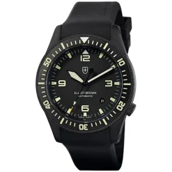 ELLIOT BROWN – Holton Automatic Black Dial Watch 101-A10-R06