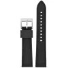 Endura | Black Sailcloth Rubber Hybrid Strap | WS203