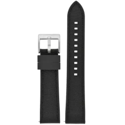Endura | Black Sailcloth Rubber Hybrid Strap | WS203