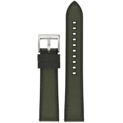 Endura | Khaki and Black Sailcloth Rubber Hybrid Strap | WS202