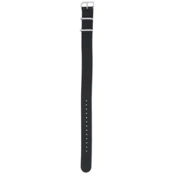 Field | Black Single Pass Leather Watch Strap | MODL1
