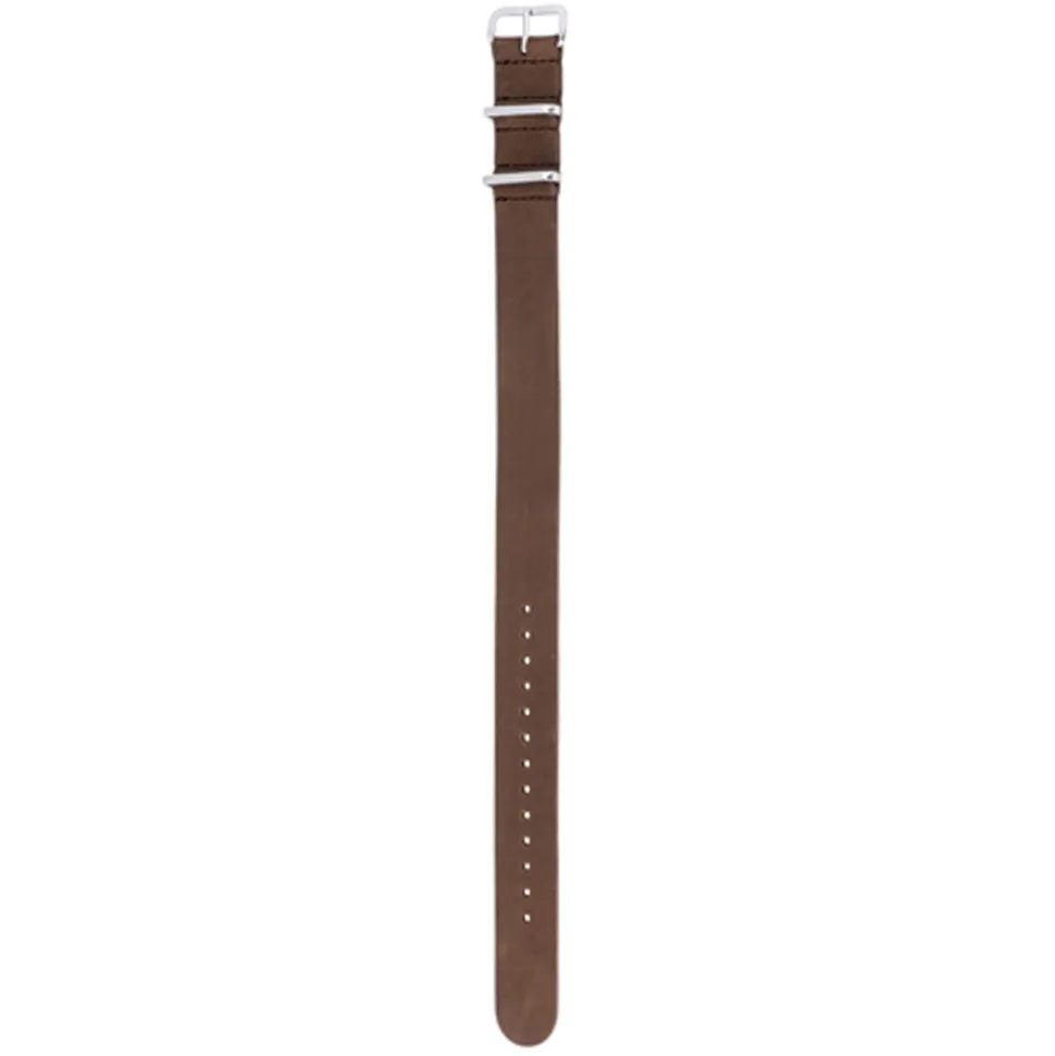 Field | Brown Single Pass Leather Watch Strap | MODL5