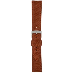 FIRENZE Tan Italian Made Genuine Lizard Watch Strap W681