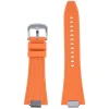 Flex | Orange Tissot PRX40 Style FKM Rubber Watch Strap | PRX107