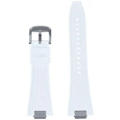 Flex | White Tissot PRX40 Style FKM Rubber Watch Strap | PRX101