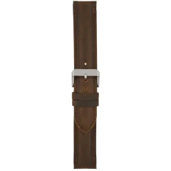 FORBES Matt Finish Brown Heavy Padded Leather Watch Strap W972