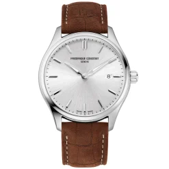 FREDERIQUE CONSTANT – Classics Quartz Silver Dial Strap Watch FC-220SS5B6