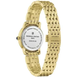 Frederique Constant | Slimline Gold Tone Diamond Dial | FC-220MPWD1S25B