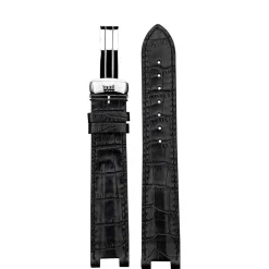 Herbelin | Black Leather Newport Trophy Strap 20mm 32487 | 20E998 NOIR 18