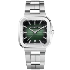 Herbelin | Cap Camarat Green Dial Square Watch | 12246B16