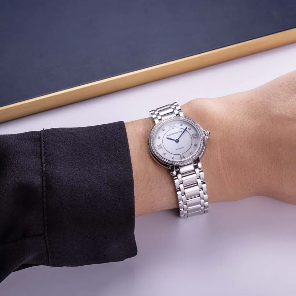 Herbelin | Galet Diamond Mother of Pearl Dial 28mm | 17430B72Y89