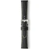 Hereford | Black Padded Alligator Grain Strap | LS1395/1