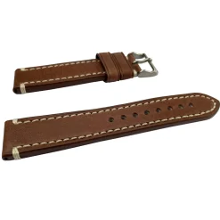 Inverness | Extra Long Brown Italian Calf Leather Strap | 1381XL/2