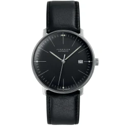 JUNGHANS – Max Bill Automatic Black Dial Watch 027/4701.02