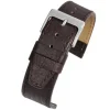 KENSINGTON Extra Long Brown Glazed Buffalo Watch Strap WX300