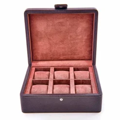 Leanschi | Storage Box for 6 Watches | WBO6-CHOC