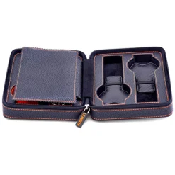 Leanschi | Zip Case for 4 Watches Black | WPO4-BLAK