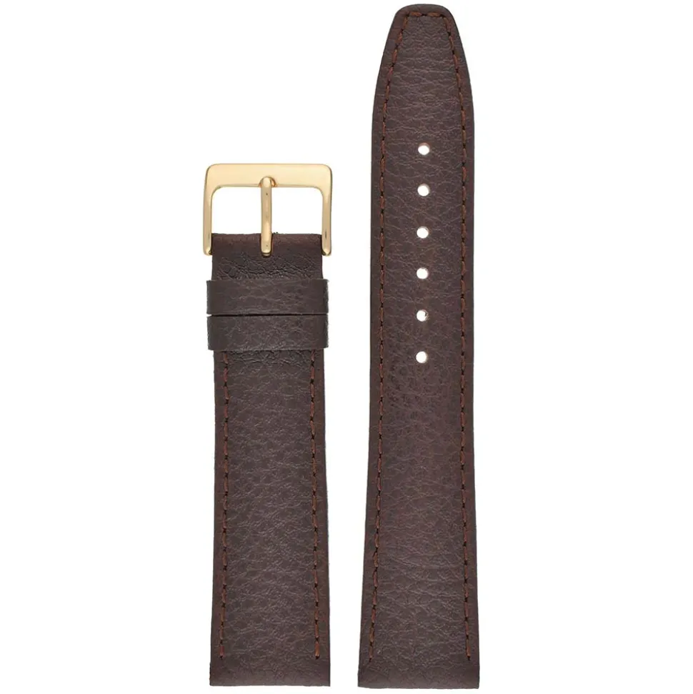 Lowe | Brown Glazed Buffalo Grain Strap | W300