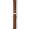LULWORTH Extra Long Brown Antique Croco Grain Leather Watch Strap 1209XL/2