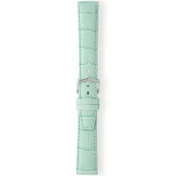 LULWORTH Turquoise Antique Croco Grain Leather Watch Strap LS1209/23