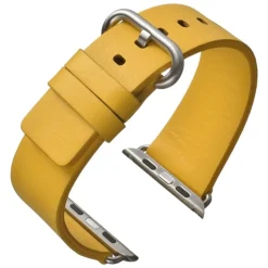 Marston | Yellow Compatible Leather Strap to fit Apple Watch® | APL-YEL