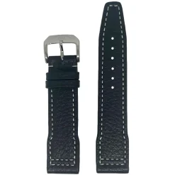 Mühle-Glashütte | Black Strap 22mm for Terrasport I | BLACKSTRAP.M1-37-74-LB