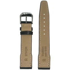 Mühle-Glashütte | Black Strap 20mm for Terrasport II | BLACKSTRAP. M1-37-44-LB