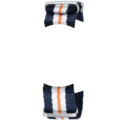 Mühle-Glashütte | Blue White Orange Textile NATO Strap 20mm for Panova | TEXTILESTRAP.PANOVA.NB-I