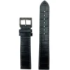 MICHEL HERBELIN – Black Crocodile Grain Leather Strap 18mm 12443 – 18 597 NOIR 16