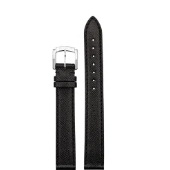 MICHEL HERBELIN – Black Leather Strap 15mm 17049 15 449 NOIR 14