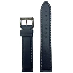 MICHEL HERBELIN – Blue Newport Cushion Leather Strap 20mm 18264 – 20 264 BLEU 18