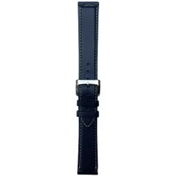MICHEL HERBELIN – Blue Newport Cushion Leather Strap 20mm 18264 – 20 264 BLEU 18