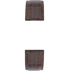 MICHEL HERBELIN – Brown Crocodile Grain Leather Strap 21mm 17468 – 21 468 MARO 18