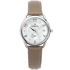 MICHEL HERBELIN – Equinoxe Taupe Strap Watch 18397/29GR