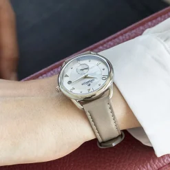 MICHEL HERBELIN – Equinoxe Taupe Strap Watch 18397/29GR