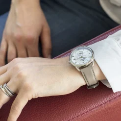 MICHEL HERBELIN – Equinoxe Taupe Strap Watch 18397/29GR