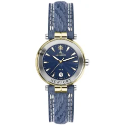 MICHEL HERBELIN – Newport Women’s Leather Strap Watch 14255/T35