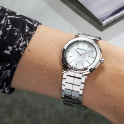 MICHEL HERBELIN – Newport Slim White Dial Bracelet Watch 16922/B19