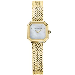 Michel Herbelin | Octogone Gold Tone Watch | 17436/BP19