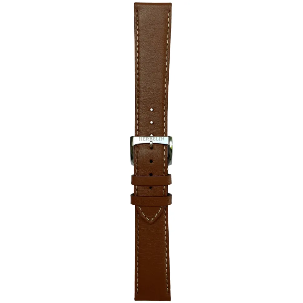 MICHEL HERBELIN – Tan Leather Strap 20mm 19515 – 20 515 LION 18